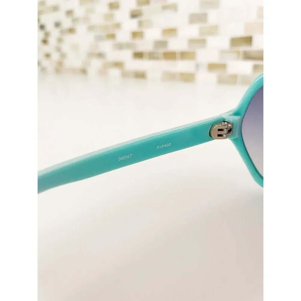 Stussy Mint Green Shield Sunglasses with Gradient Smoke Lenses